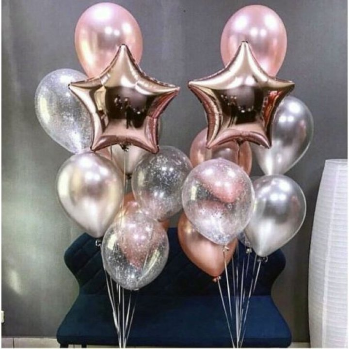 Фонтаны шаров "Дубль старт" в Твери