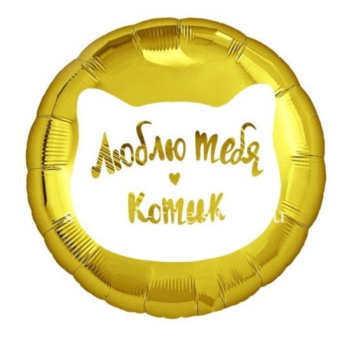 Фольгированный шар "Люблю тебя, Котик" в Твери