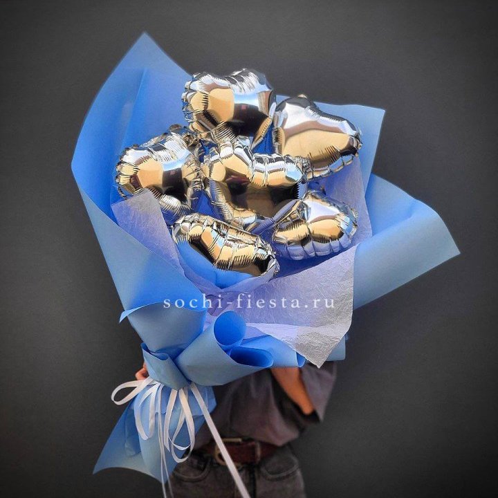 Букет из шаров сердец  №2 в Твери