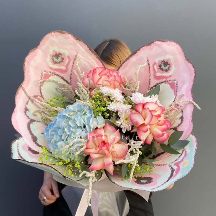 Дизайнерский букет бабочка №5 в Твери