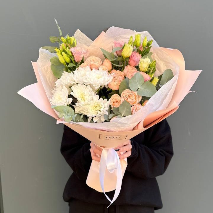 Букет "Персиковая нежность" в Твери