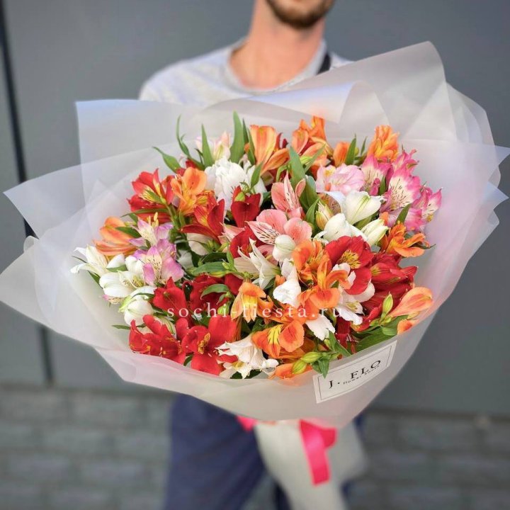 Микс альстромерий №5 в Твери