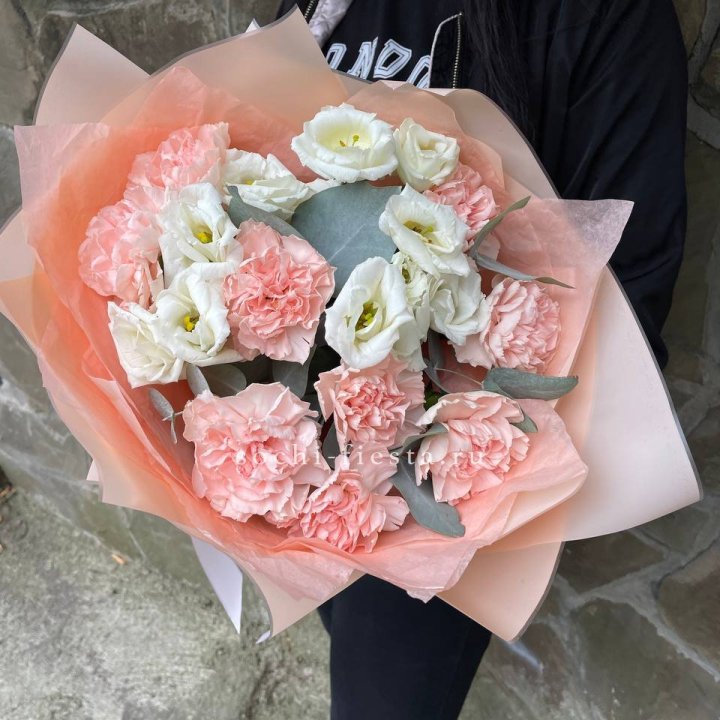  Букет диантусов "Пич" в Твери