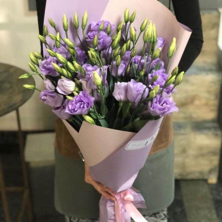 Букет эустом "Лило" в Твери