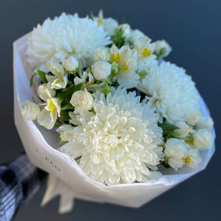 Букет из хризантем "Миранда" в Твери
