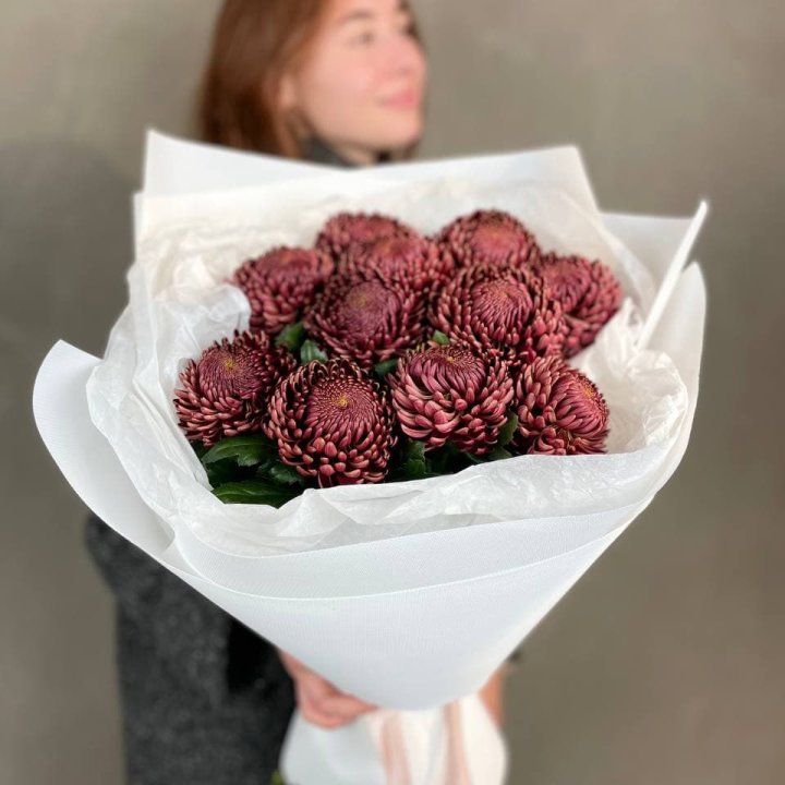 Букет хризантем "Касиопия" в Твери