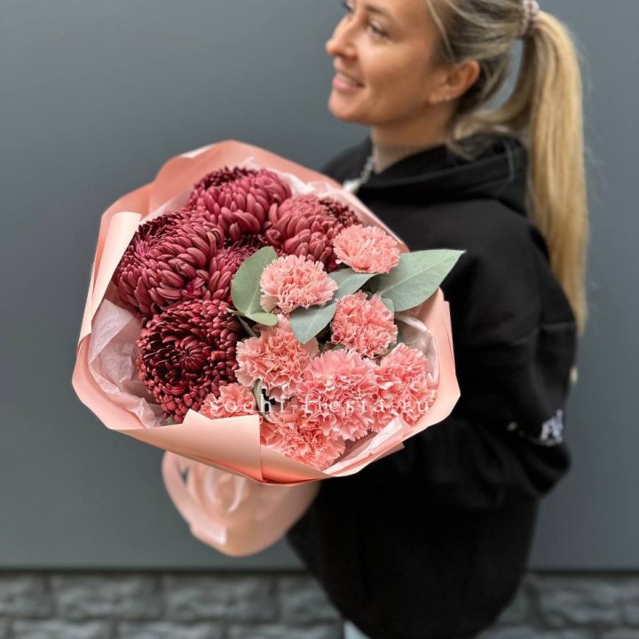 Дуо диантусы и бигуди в Твери