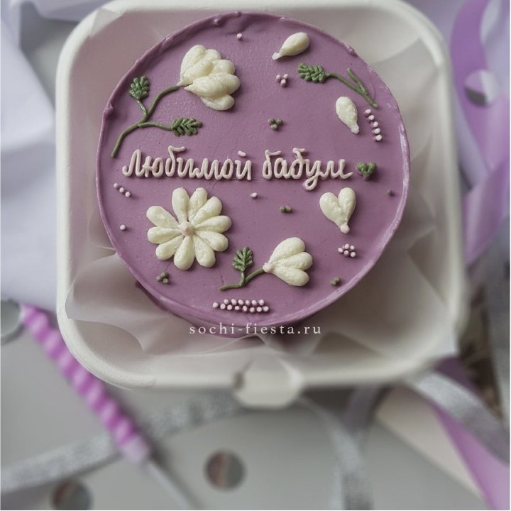 Бенто-торт "Любимой бабуле" в Твери