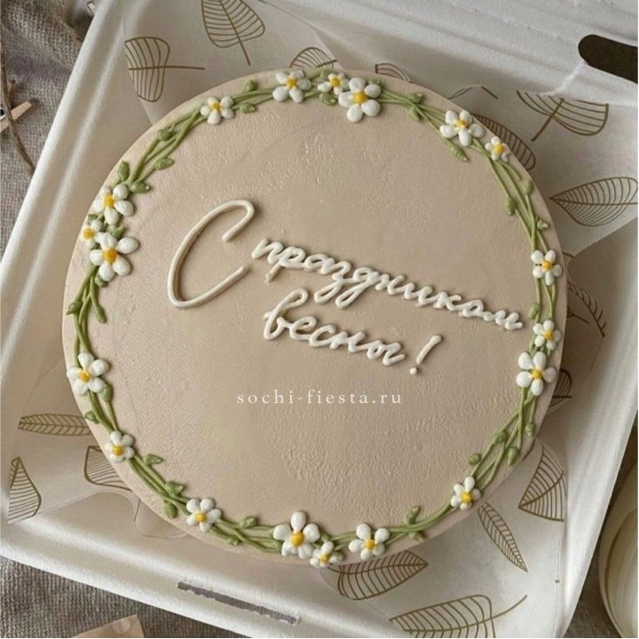 Бенто-торт "C праздником весны!"  в Твери