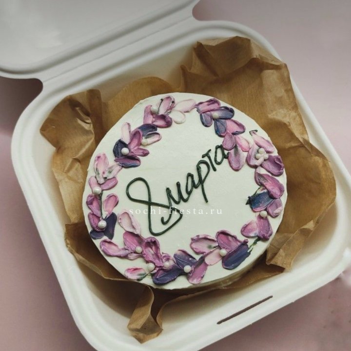 Бенто-торт "8 марта цветы"  в Твери