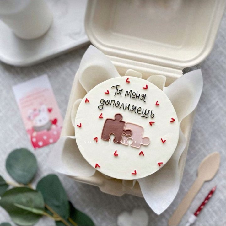Бенто-торт "ТЫ меня дополняешь"  в Твери