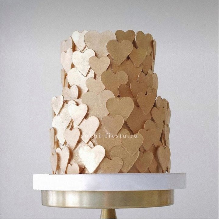 Торт "Hearts" gold в Твери