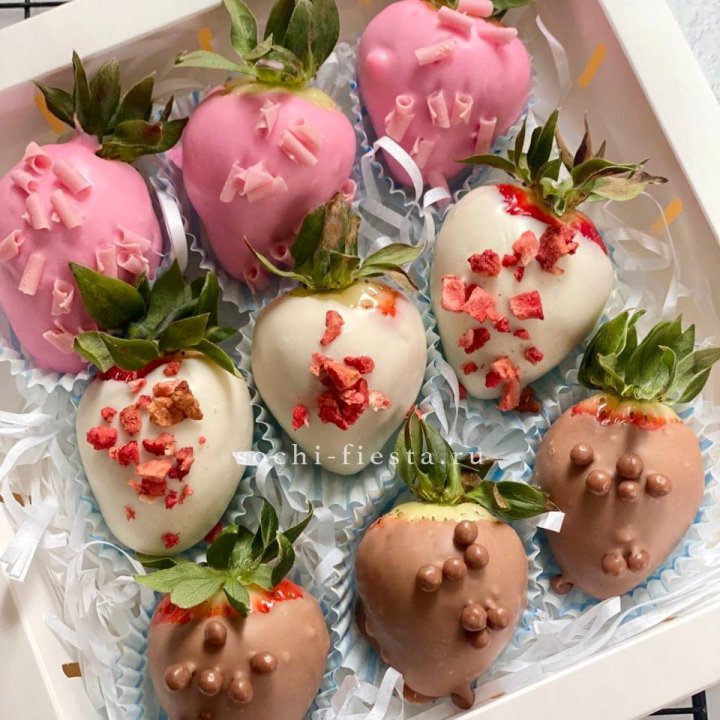 Клубника в шоколаде 9 ягод в Твери