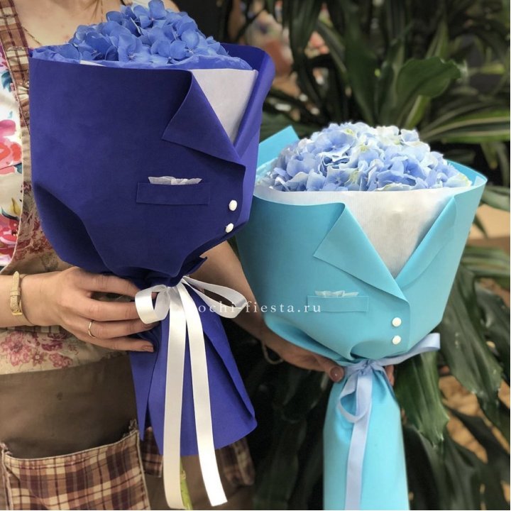 Букет с гортензией с пиджаком в Твери