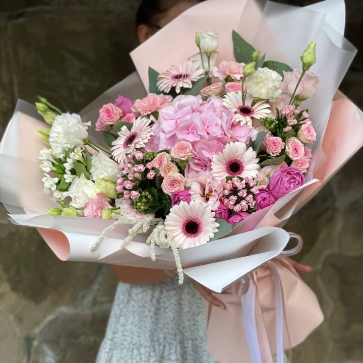 Авторский букет Пич в Твери