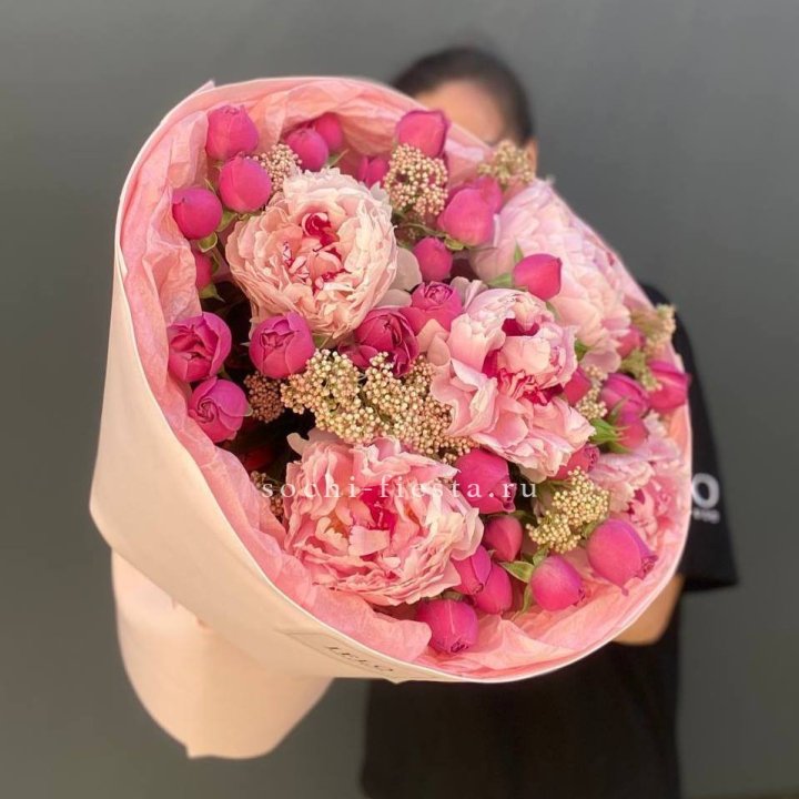  Букет с пионами "Преференс" в Твери
