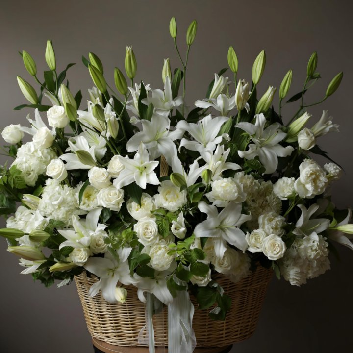 Цветочная корзина макси №3 в Твери