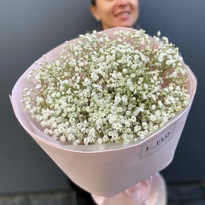 11 белых гипсофил в фоамиране в Твери