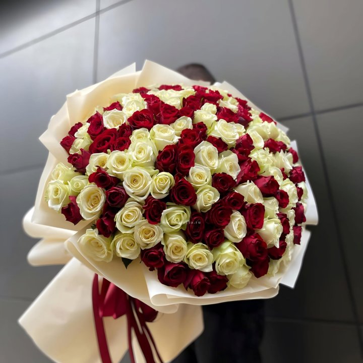 101 высокая импортная роза  в Твери