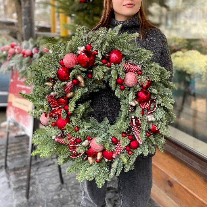 Рождественский венок  в Твери