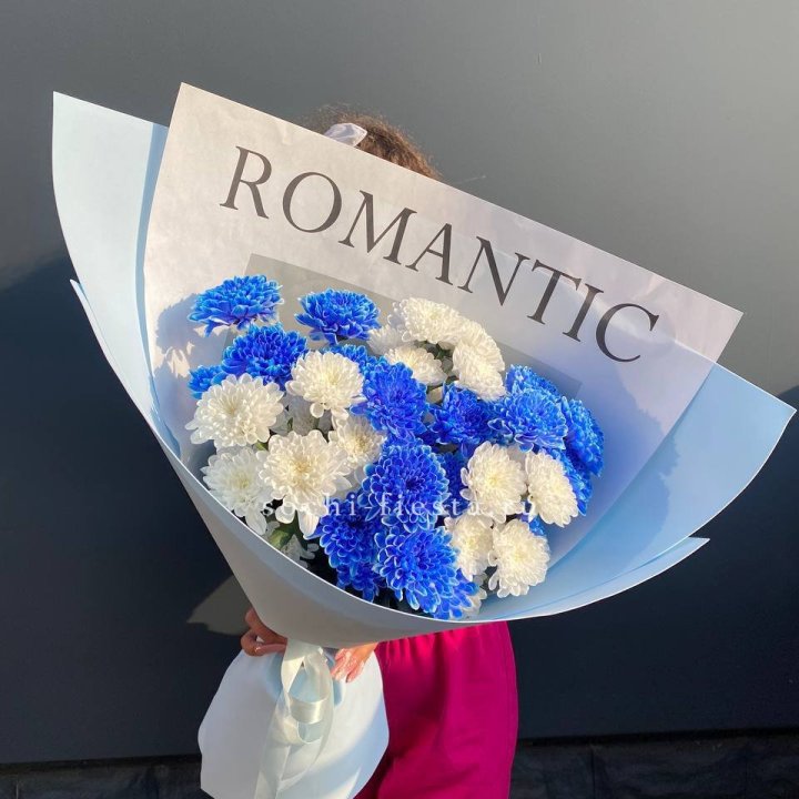 Букет кустовых хризантем  в Твери