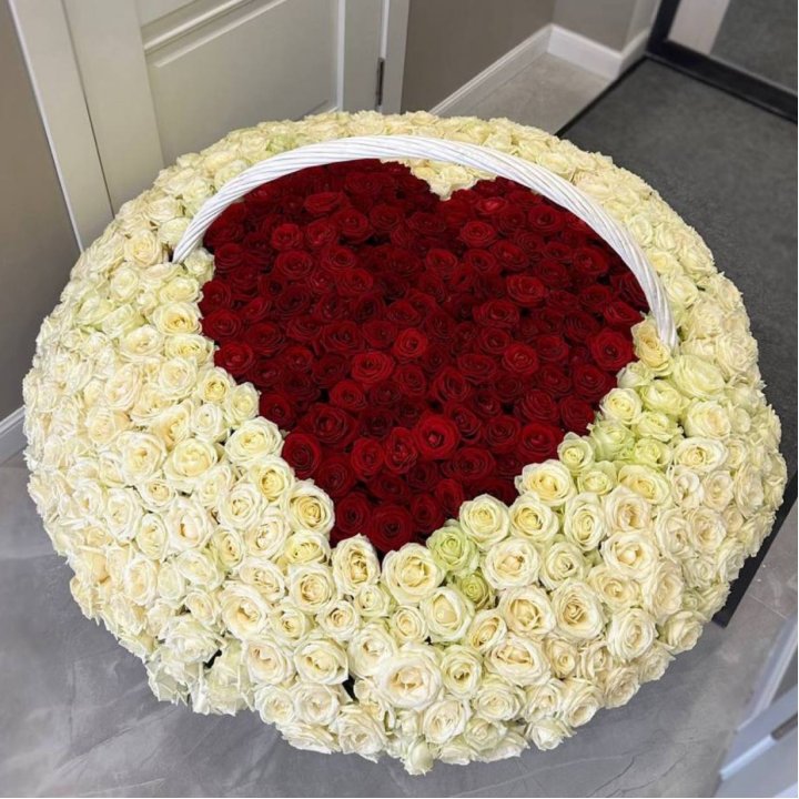 501 роза сердце в Твери