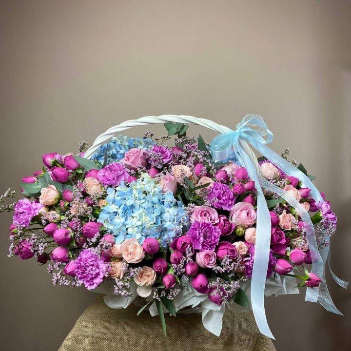 Авторская корзина "Лавандерия" в Твери