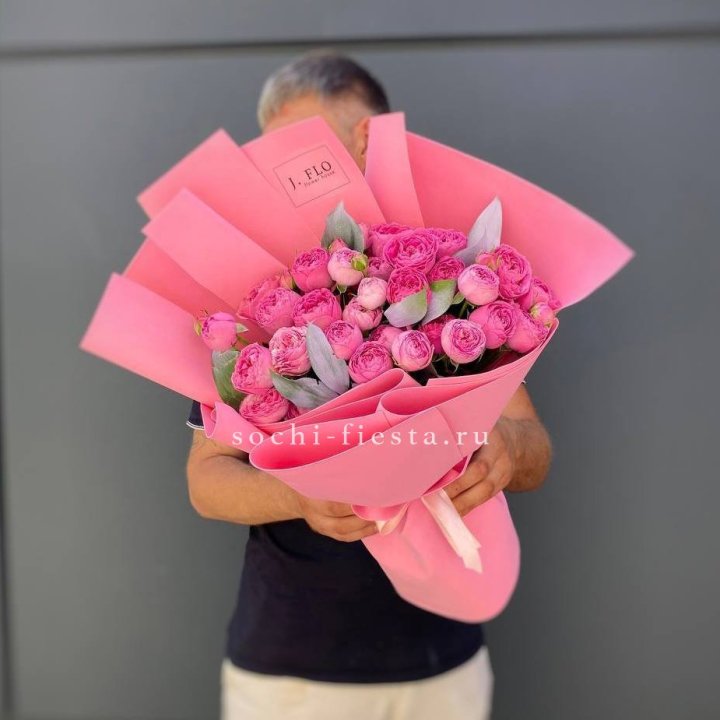 Пионовидные розы баблс №2 в Твери