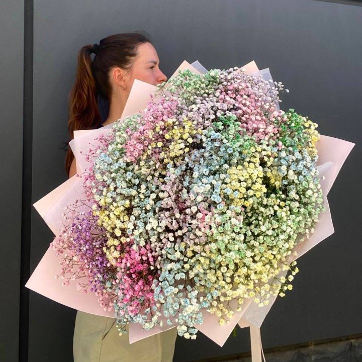 Пышный букет из гипсофил  в Твери