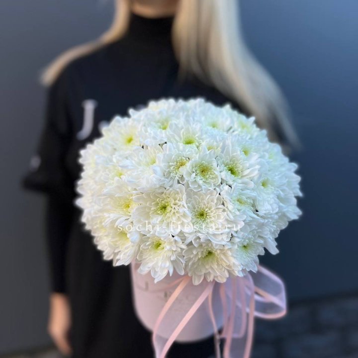 Коробка с хризантемами №1 в Твери