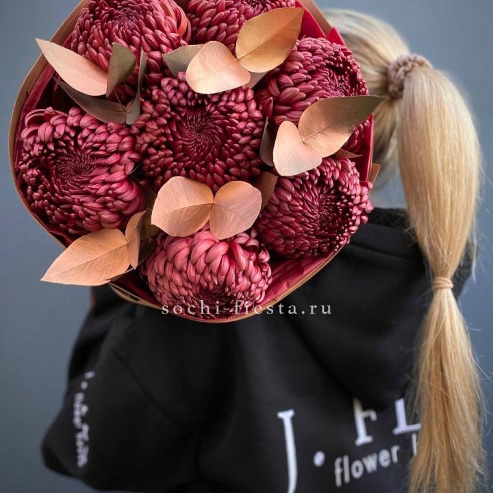 Хризантемы "Голд шоколад" в Твери