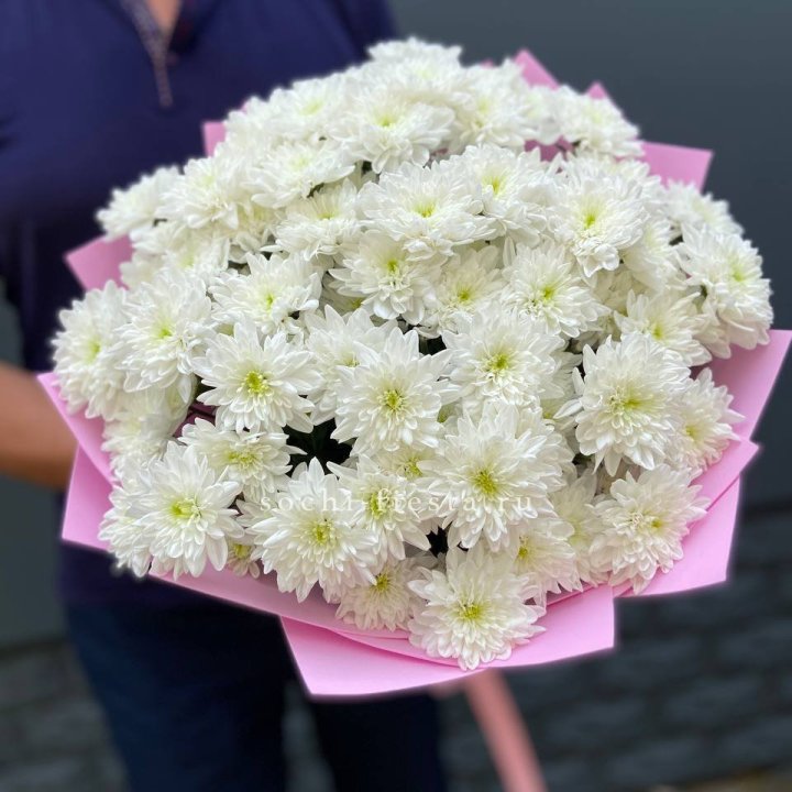  Букет 15 хризантем  в Твери