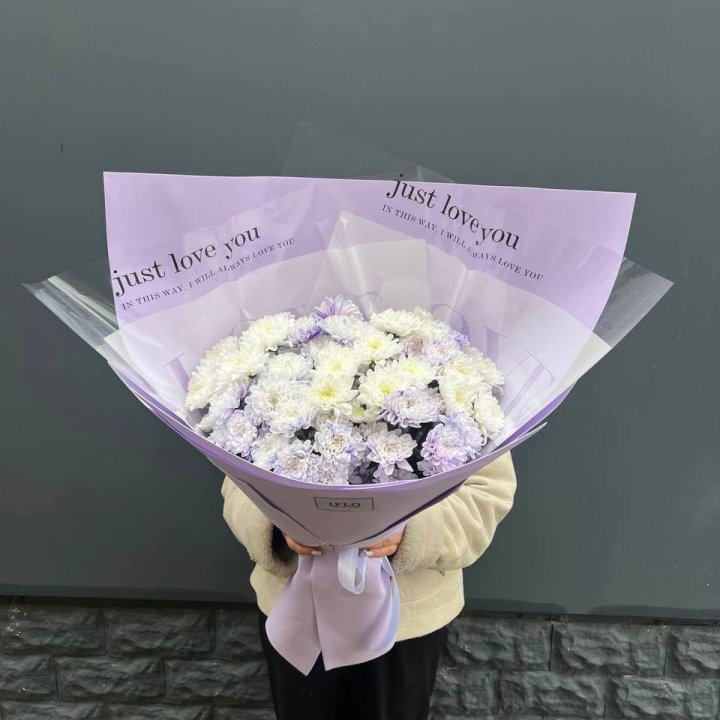 9 воздушных хризантем в Твери