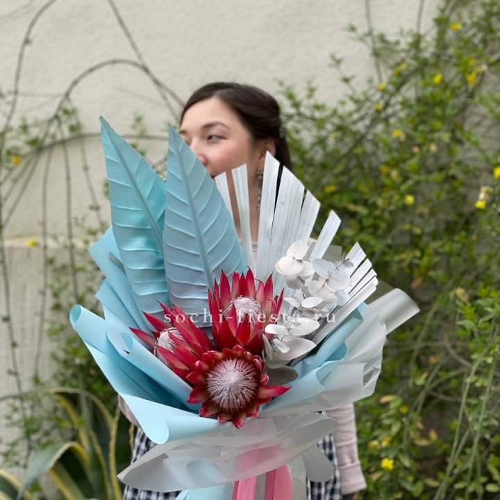 Букет из протеи "Клеопатра-2" в Твери