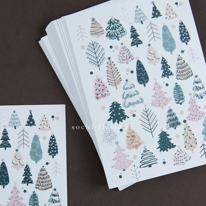 Открытка к букету "Елки" в Твери