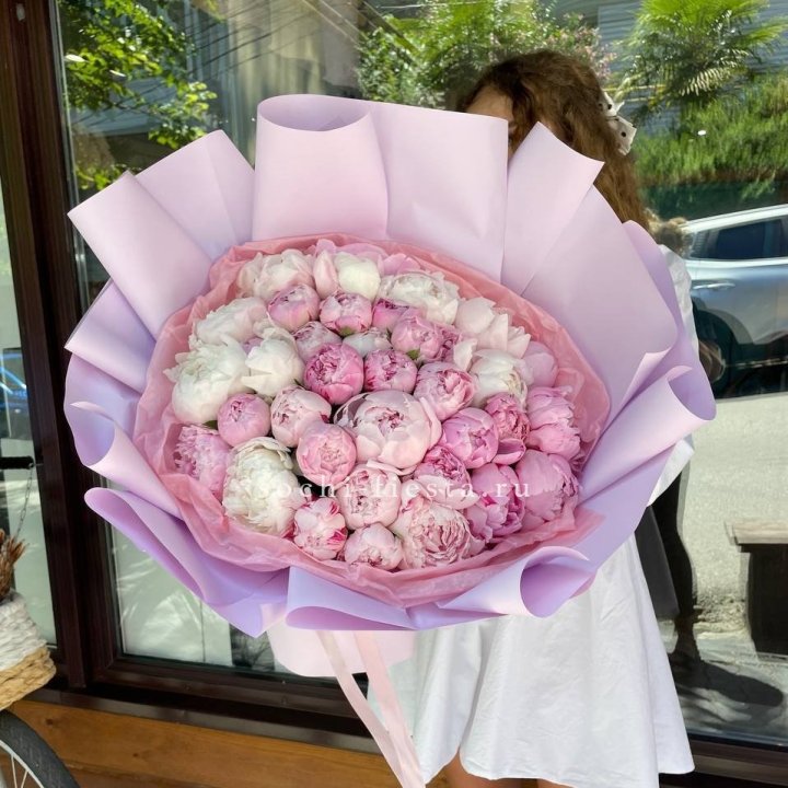51 розовый пион в Твери