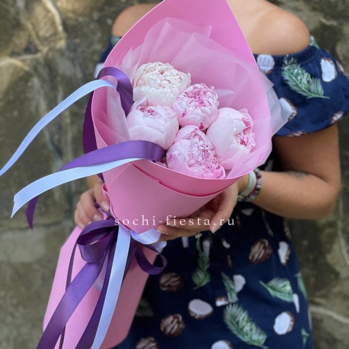 Букет пионов "НАЙ" в Твери