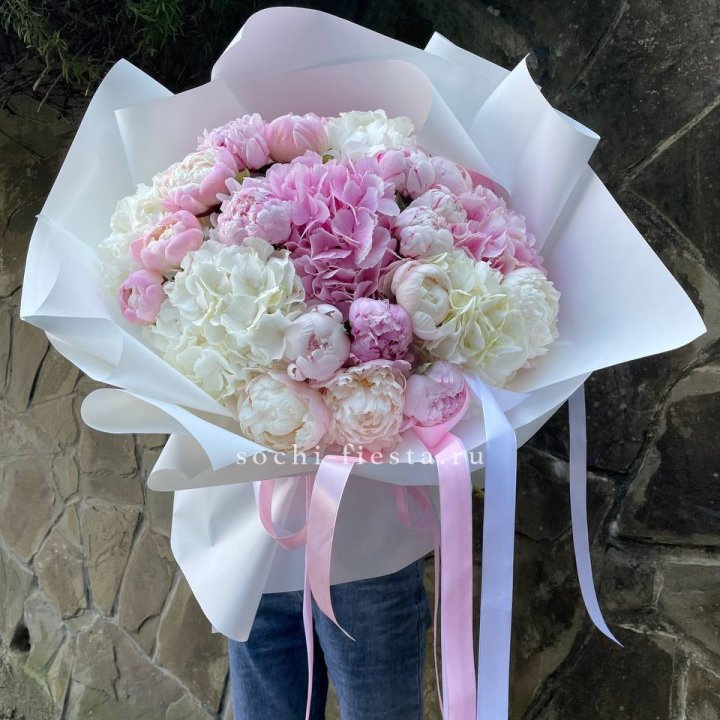 Букет "Пионы и Гортензии" в Твери