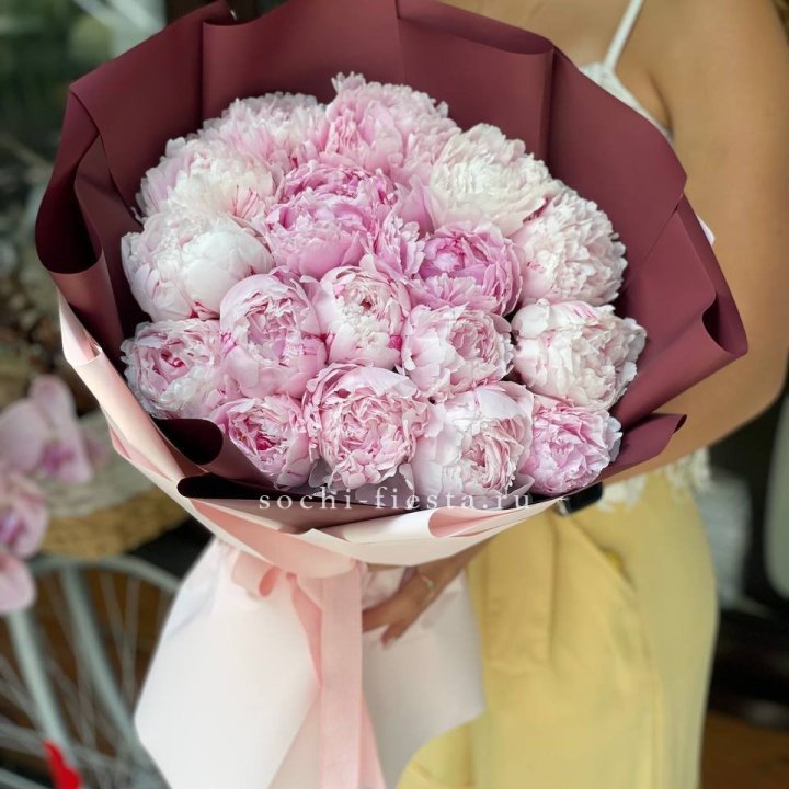 Букет с пионами №5 в Твери