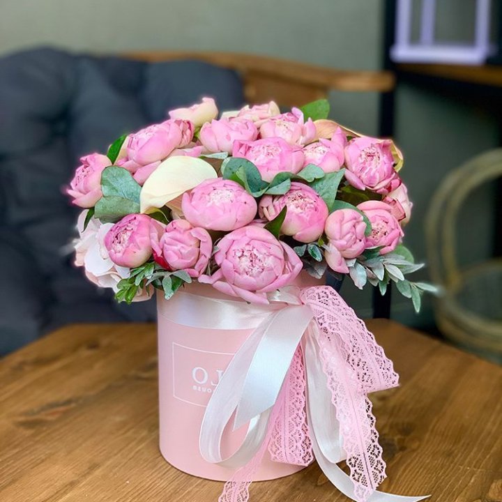 Композиция с пионами №1 в Твери