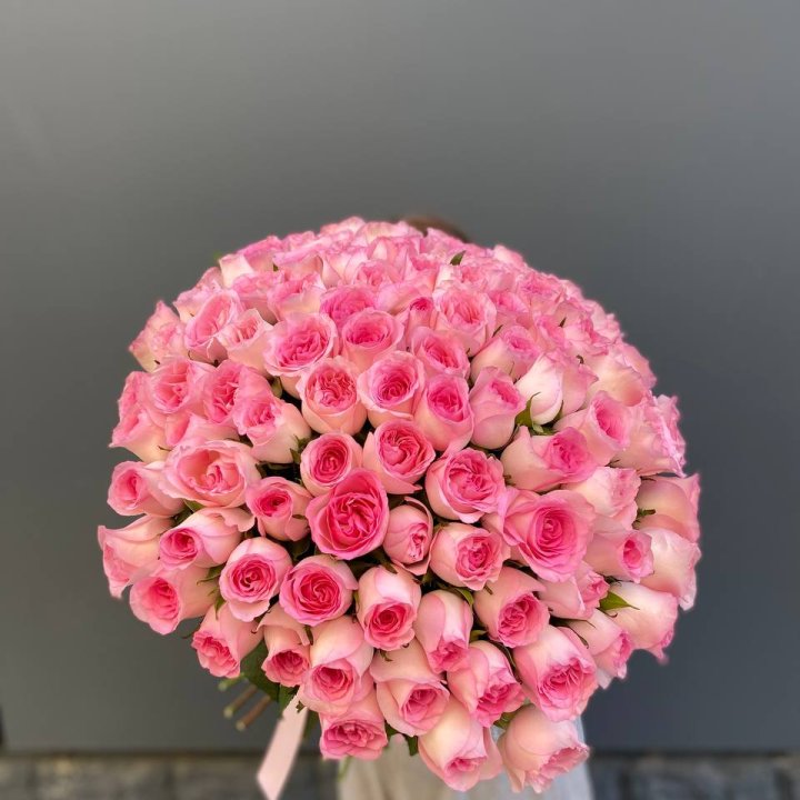 101 розовая роза в Твери