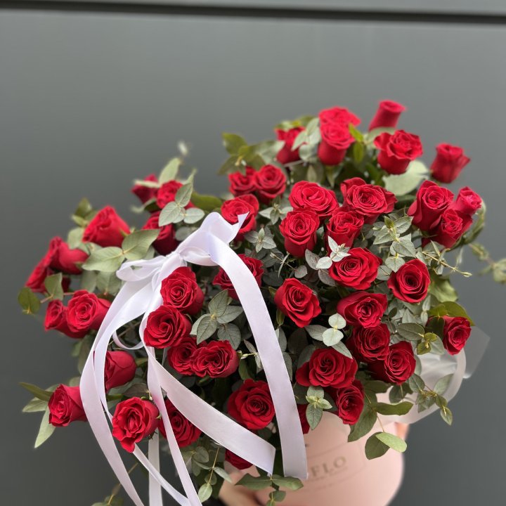 45 Красных роз в боксе "Сеньёрита" в Твери