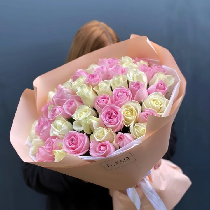 55 роз микс нежности в Твери