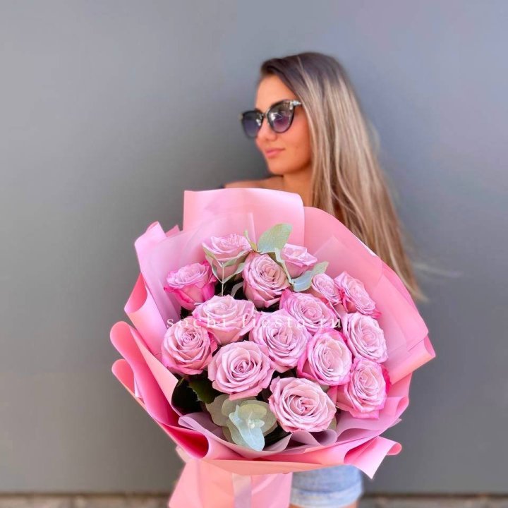 Букет розовых роз 2 в Твери