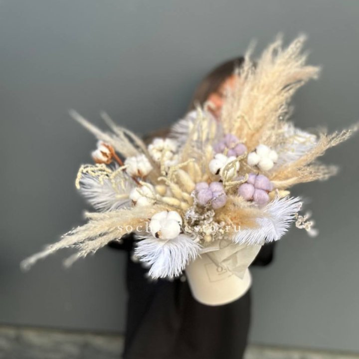 Авторский бокс с сухоцветами №3 в Твери