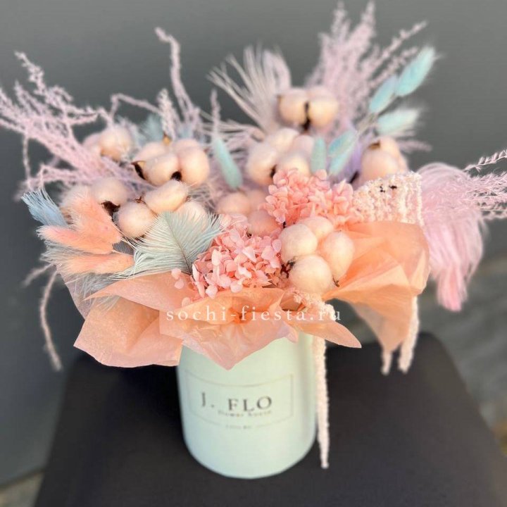 Авторский бокс с сухоцветами №3 в Твери