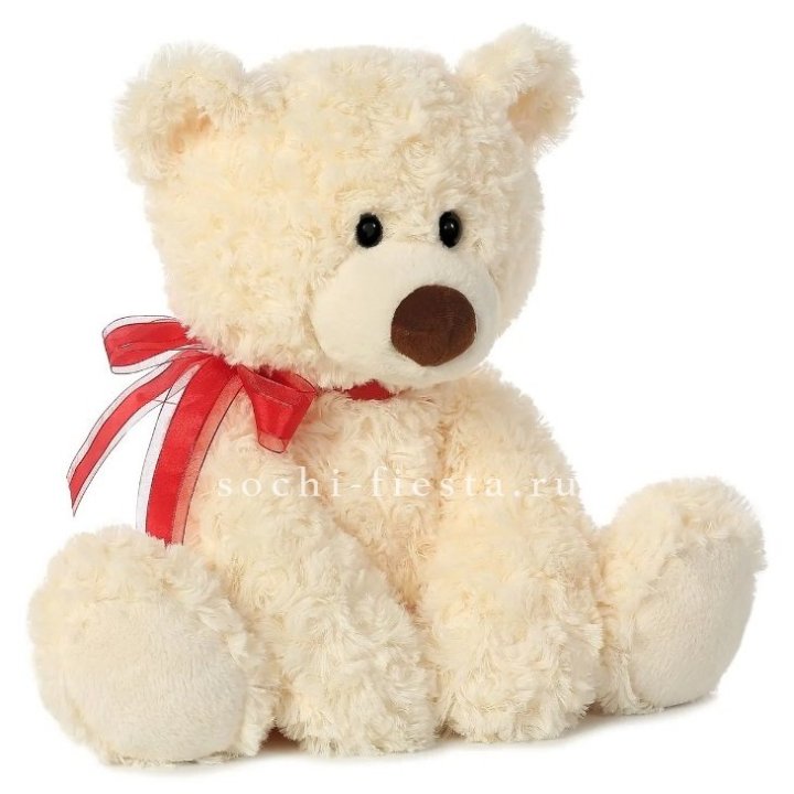 Белый плюшевый мишка  в Твери