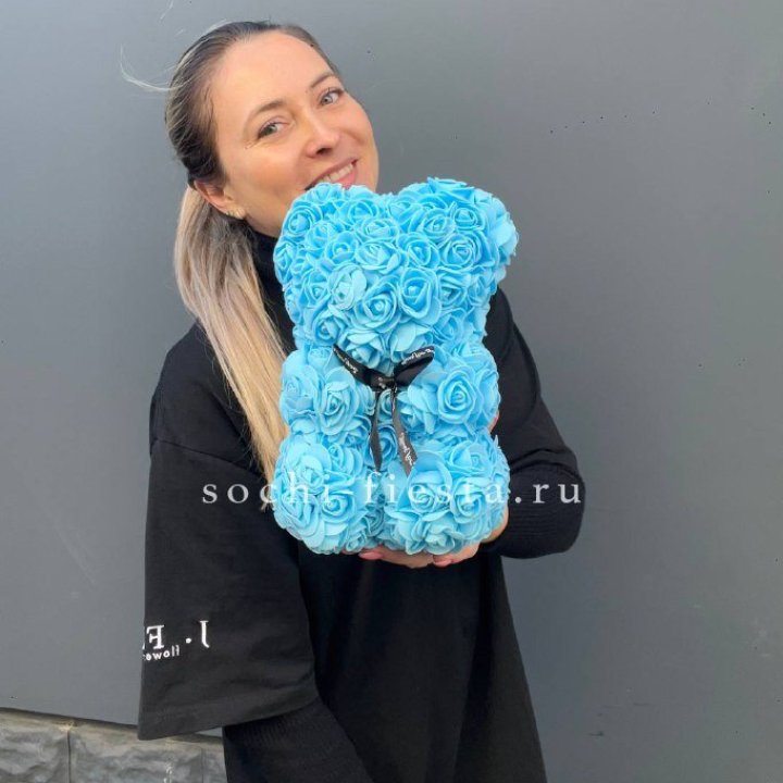 Игрушка медведь голубая в Твери