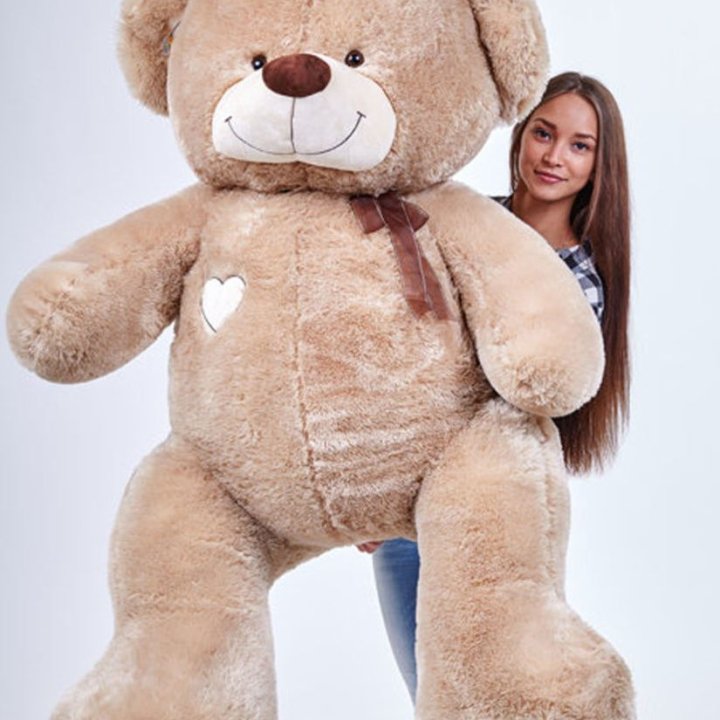 Бурый плюшевый мишка большой в Твери