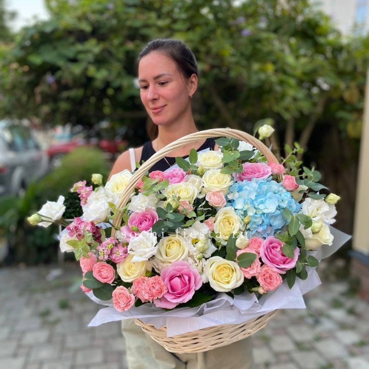 Цветочная корзина №2 в Твери